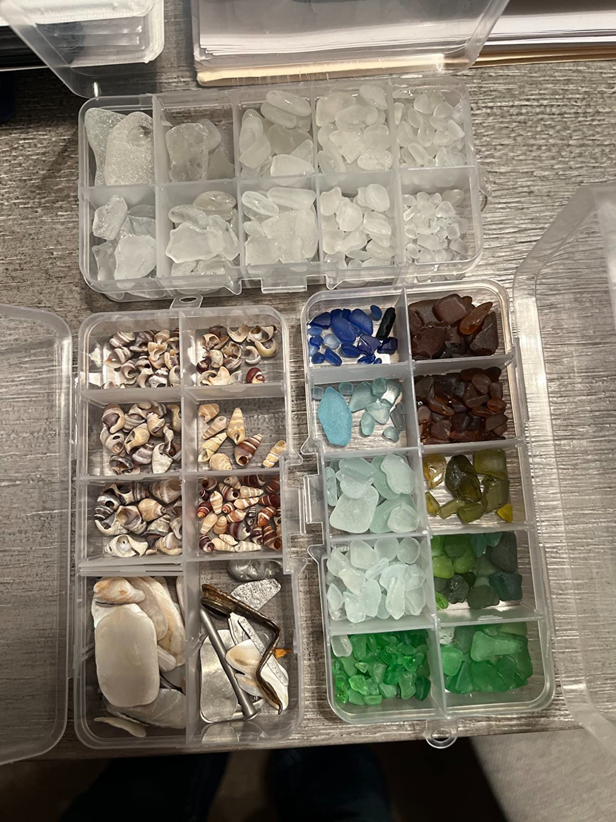 10 Grid Clear Plastic Organizer Box Bead Jewelry Craft Small Parts Storage Case