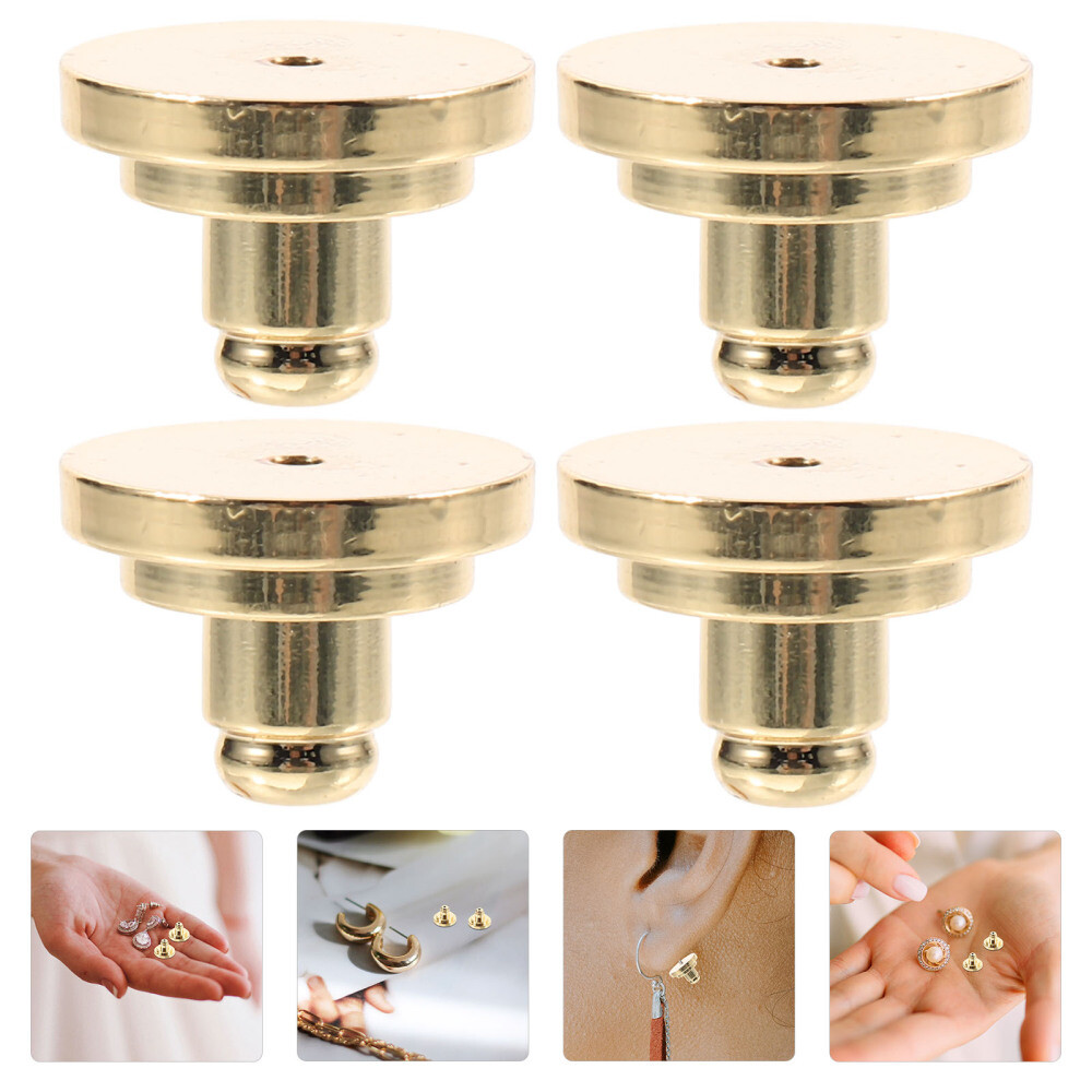 4pcs Earring Backs For Heavy Earrings Heavy Earring Support Back Large Earring