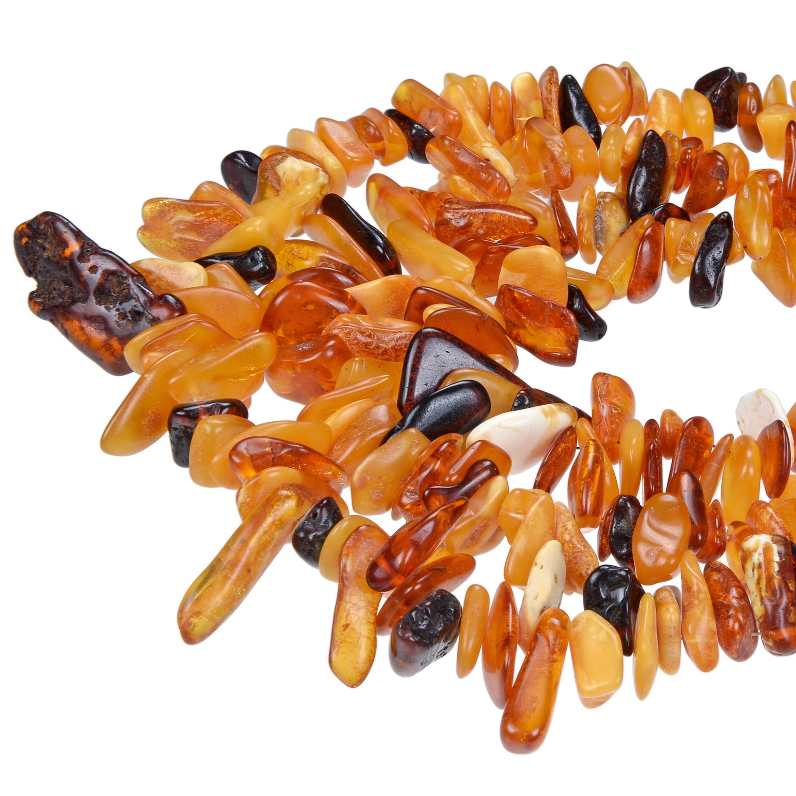 Natural Amber Irregular Nugget Chips Beads Approx 12-15mm 24″ Strand