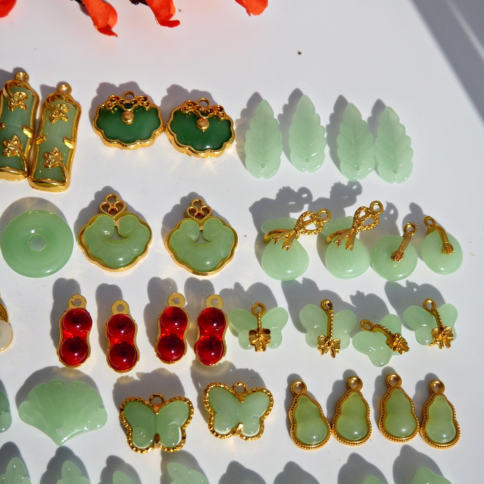 88x Chinese Style Charms Pendants For Jewelry Making Necklace Earrings Accessory