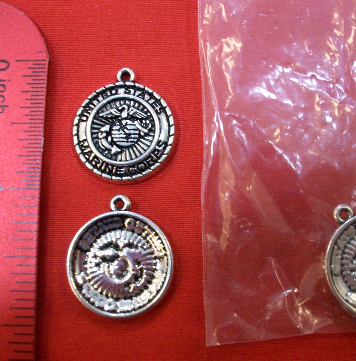 U.S. MARINES MILITARY CHARMS, Eagle, Soldier, Logo, Symbol, United States, NEW