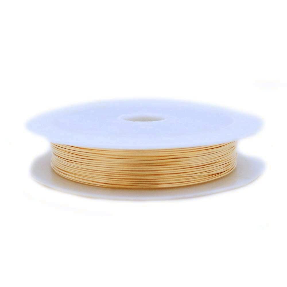 24 Gauge 14/20 Yellow Gold Filled Wire Half Round Dead Soft 14K Gold Filled