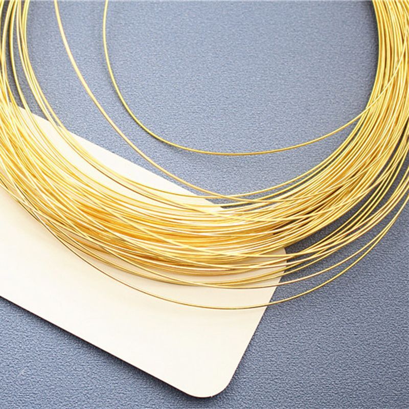 Sterling Silver Beading Stringing Wire Jewelry Thread Filament 0.3-1mm 1Meter