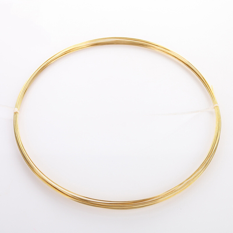 Brass Wire 0.3-5mm Diameter Jewelry DIY Crafts Making Material Sold By Metre