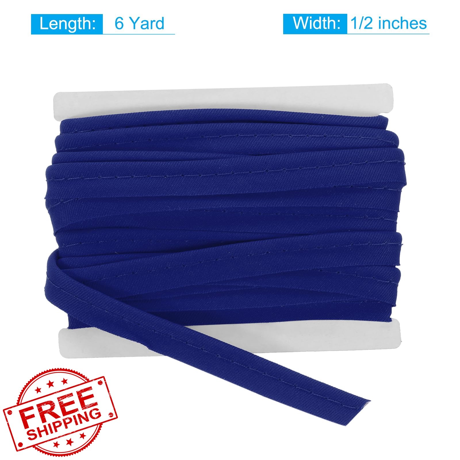 MECCANIXITY 1/2 Inch x 6 Yard Dark Blue Piping Cord