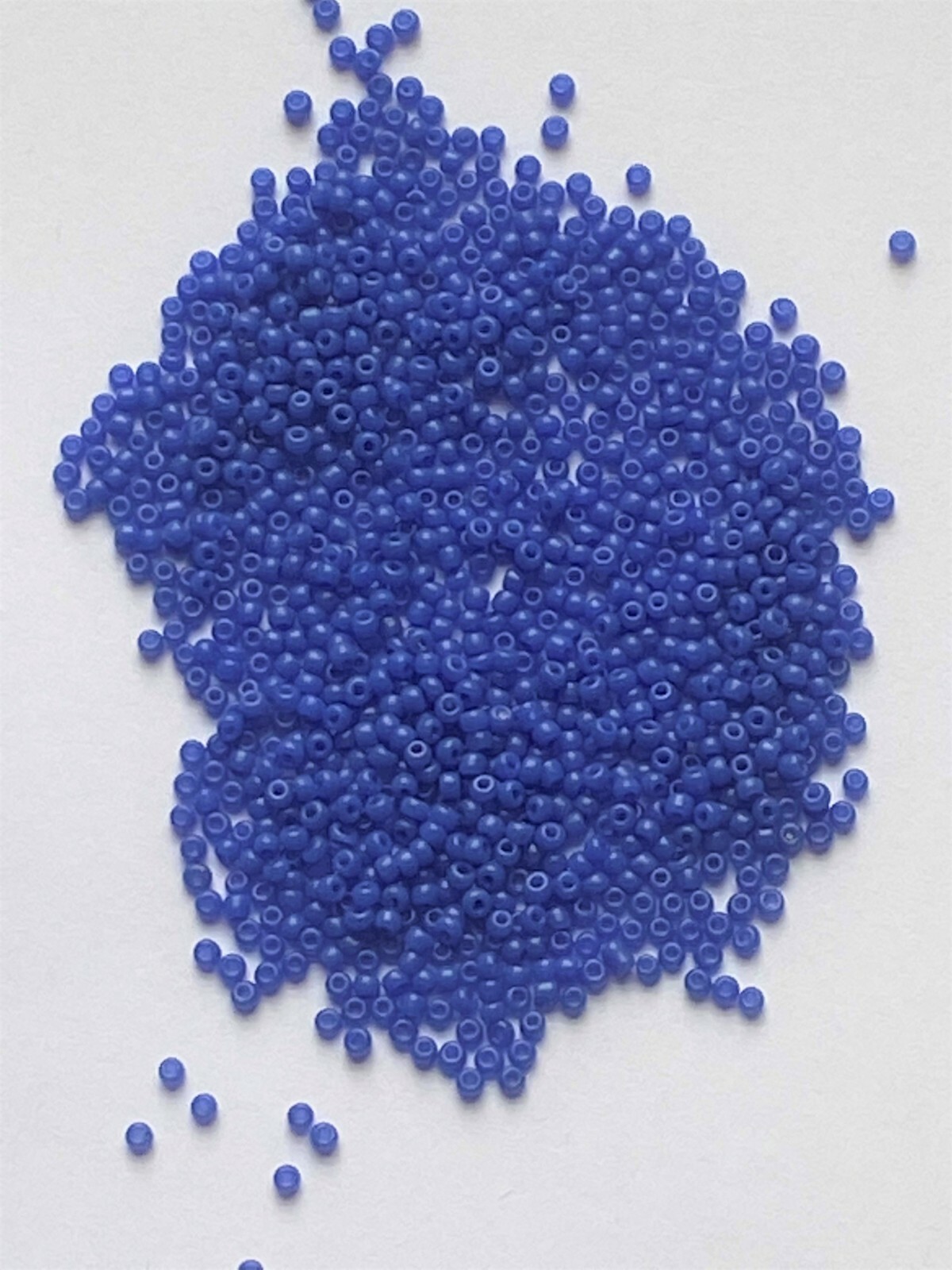 Vintage/Antique Micro Seed Beads-14/0 Royal Persian Blue Greasy Opaque-5g bags