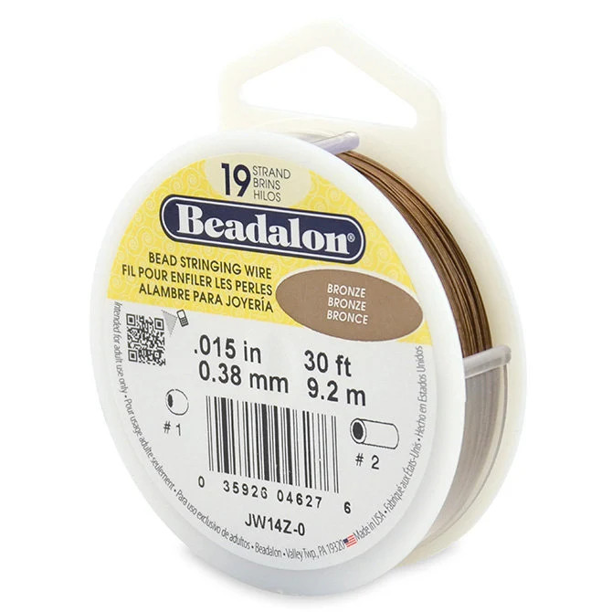 Beadalon 19 Strand Beading Wire: Flexible Stainless Steel Jewelry Wire