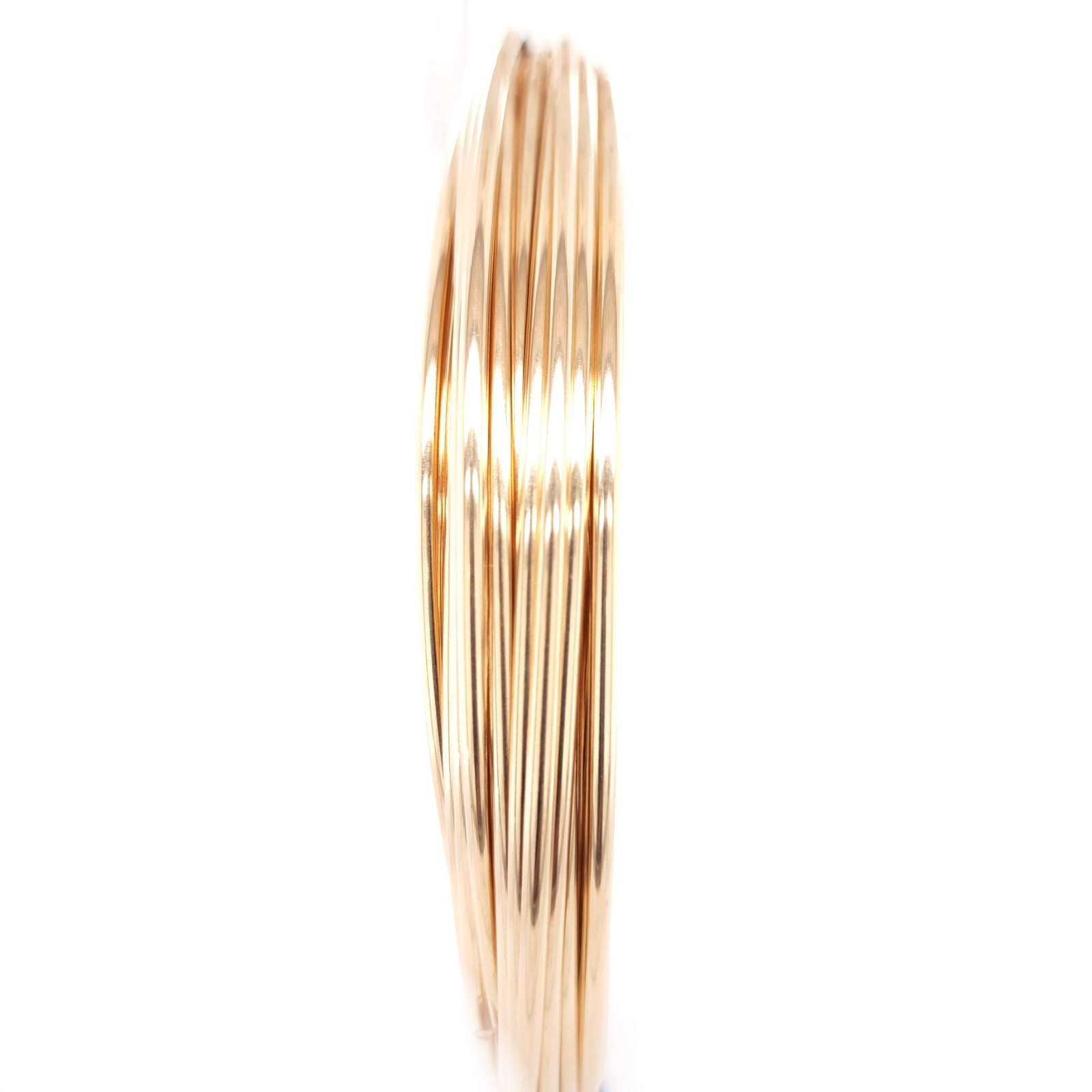 12 Gauge 14/20 Yellow Gold Filled Wire Half Round Dead Soft 14K Gold Filled