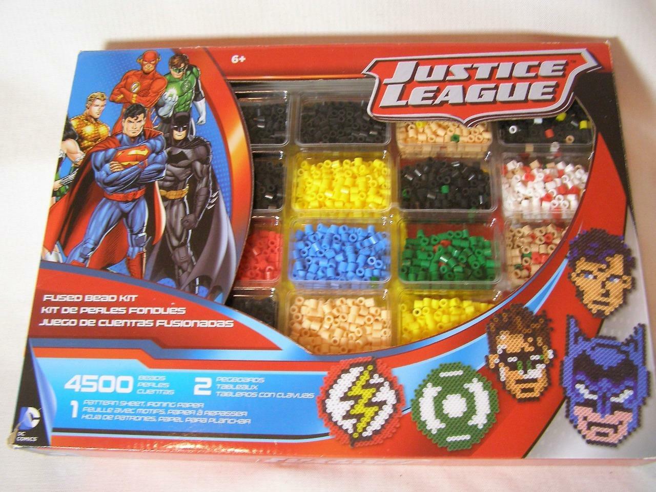 Perler DC Comics Justice League Fuse Bead Kit 4500pcs 11Patterns – NEW