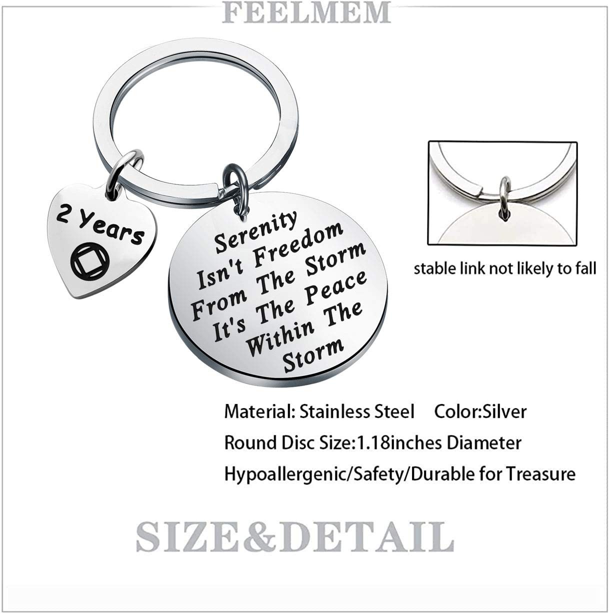 NA Recovery Gift 1 Year 18 Months 2 Years 3 Years NA Sobriety Anniversary K – 01