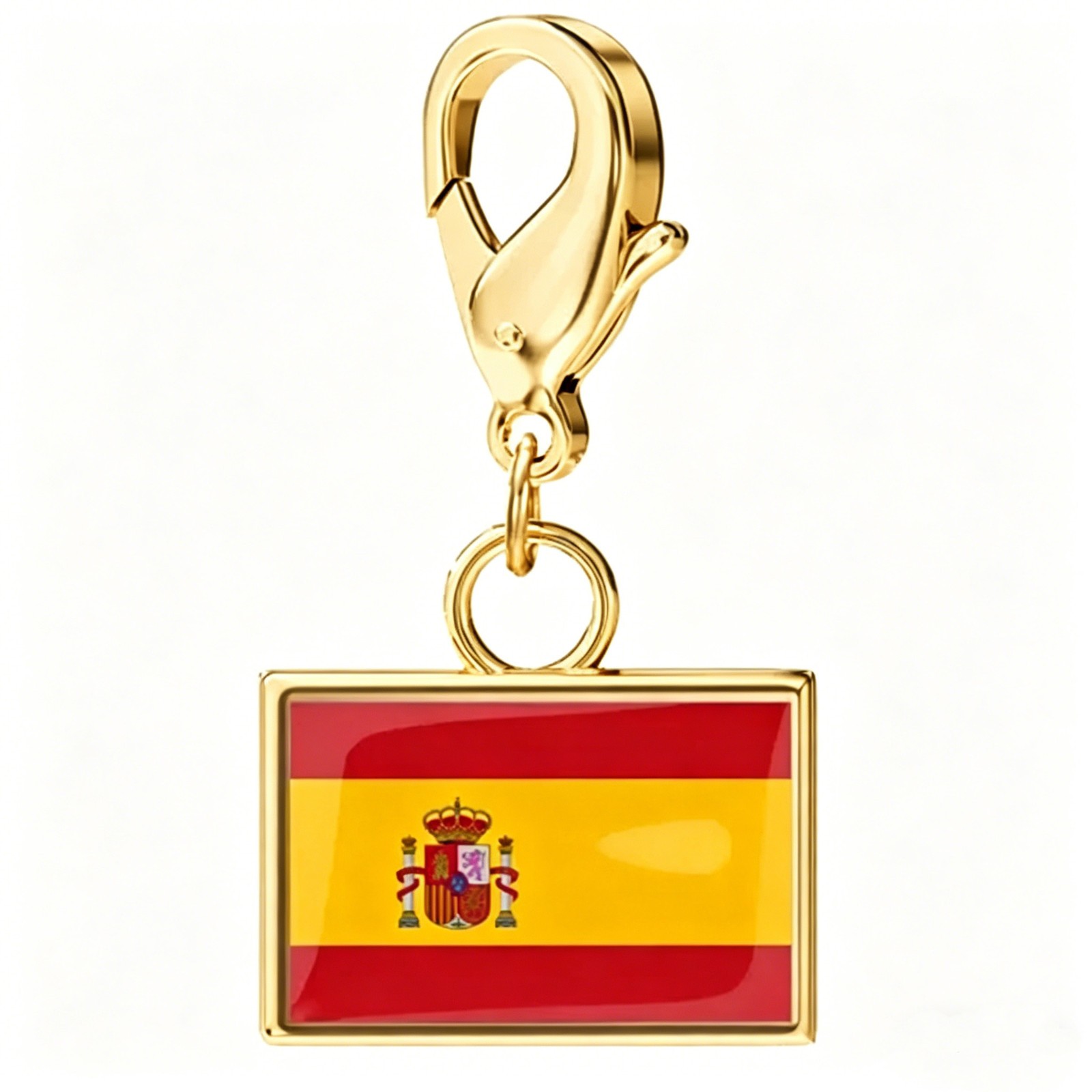 Stainless Steel DIY accessories Custom 6.6mm*10mm National Country Flags Charms