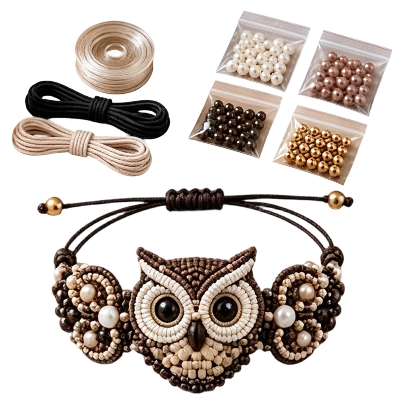 Bead Bracelet Making Kit 3D Animal Jewelry Crafting DIY Bracelet