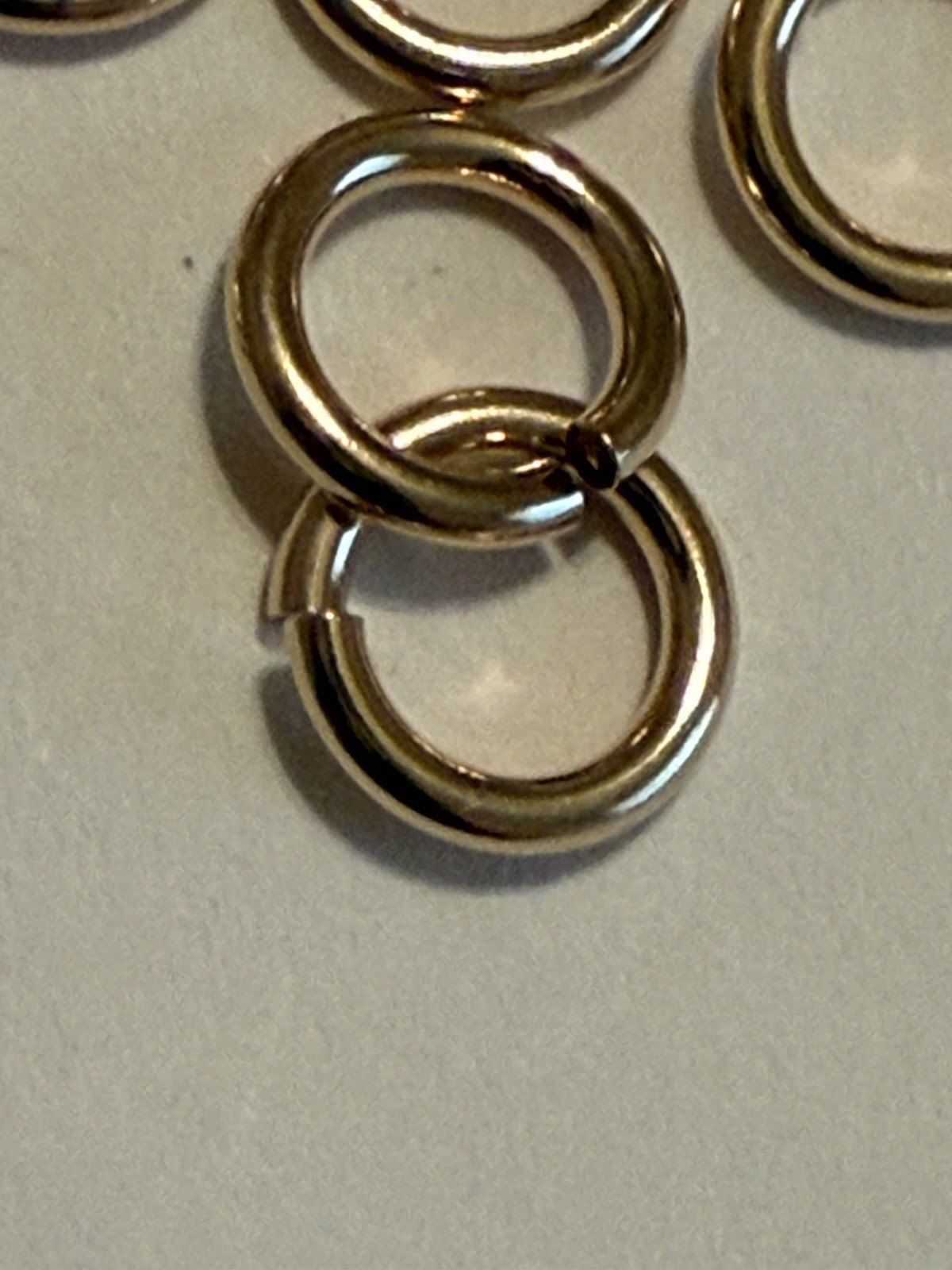 18ga 6mm twist and lock 14kt gold filled jump rings 20pcs