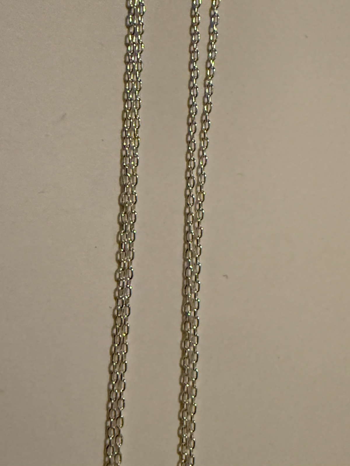1.5x1mm drawn delicate cable chain, 18inch sterling silver 1pc