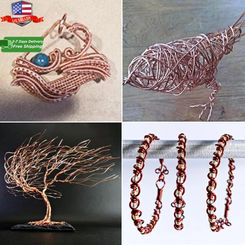10 Gauge Bare Copper Wire 99.9% Pure Dead Soft 10ft for Electroculture & Jewelry