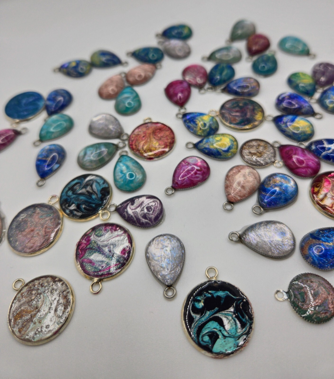 50 Piece Lot Artisan Made Charms/Pendants For Jewelry And Crafts Free Shipping