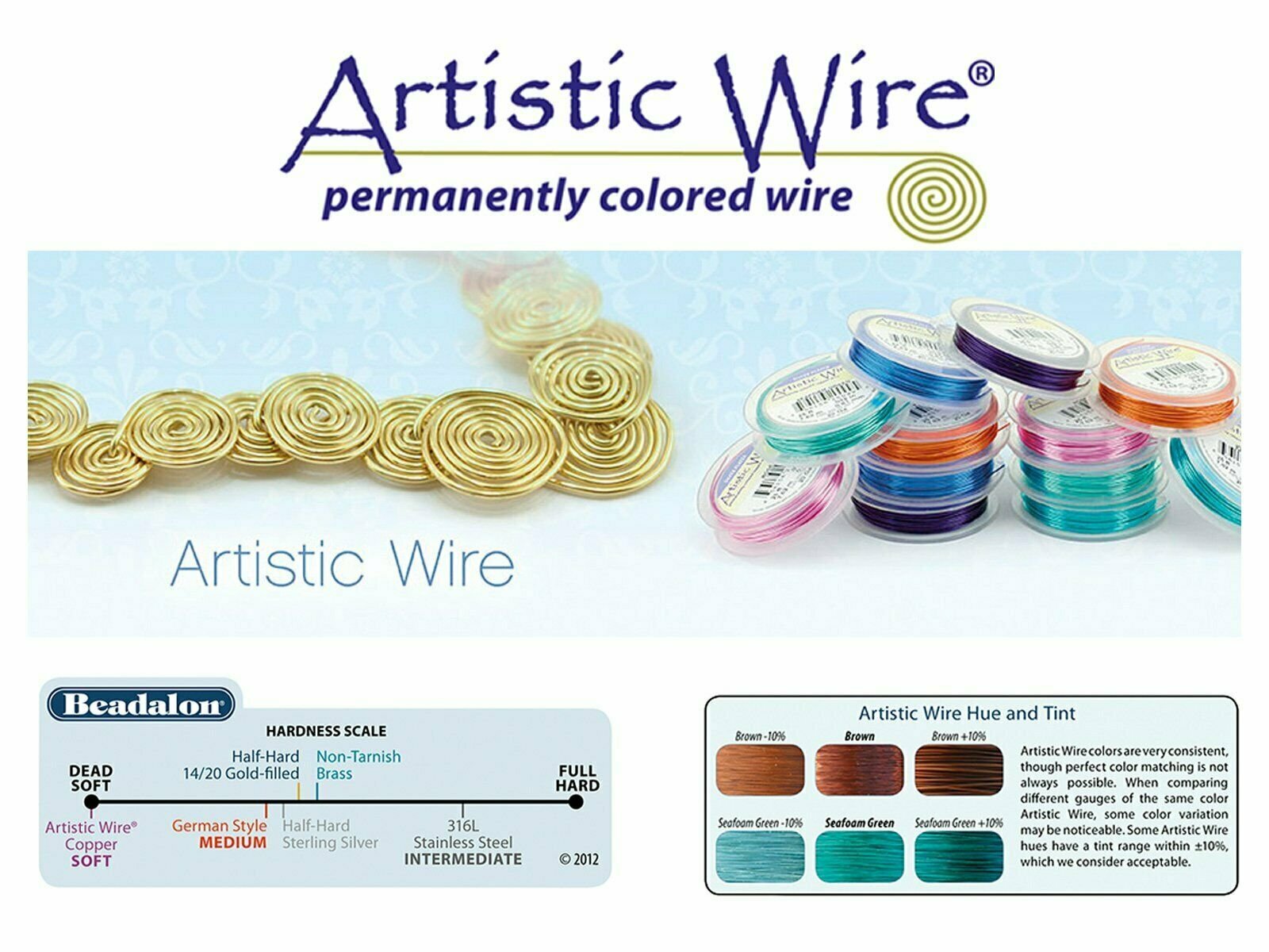 Bare Copper Artistic Craft Wire (10-34 Gauge) Round Copper Craft Wire