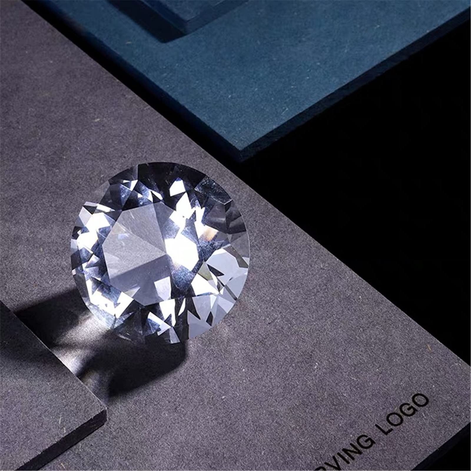 “160pcs Clear CZ Loose Stones for Jewelry Making – 8 Sizes of Faceted Gems”
