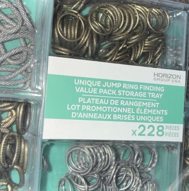 Unique Jump Ring Findings Value Pack 228pc Antique Gold & Silver Jewelry Kit