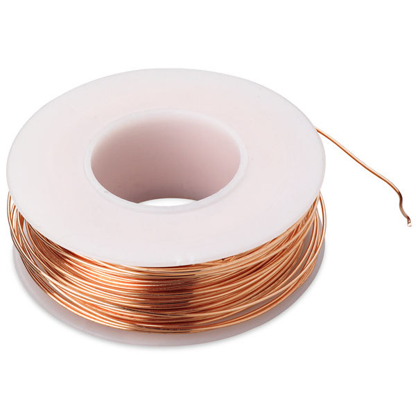 Bare Copper Wire 18 awg 4 oz Spool (50 Feet) Diameter 0.040