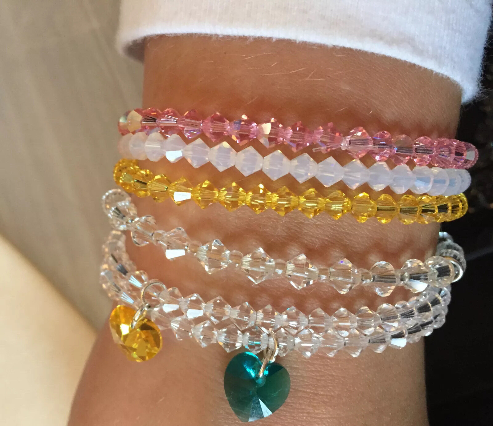 Gorgeous Swarovski Crystal 4mm Bicone Bracelets