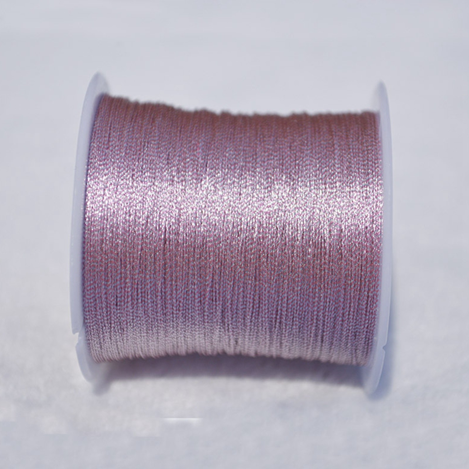 2 Spool Metallic Tinsel Cord Thread Beading Braided String Craft Jewelry