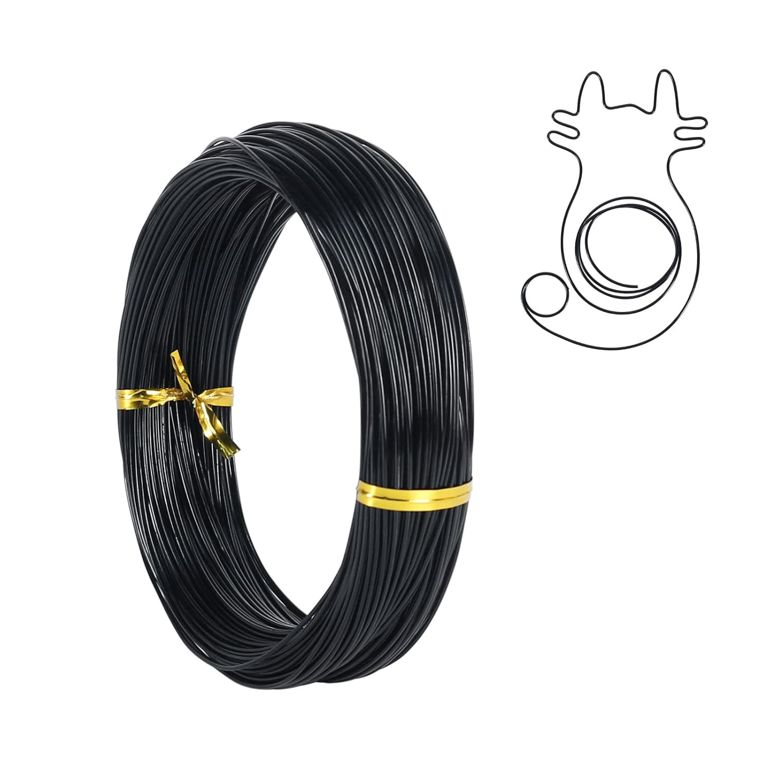 18 Gauge Aluminum Craft Wire, 165 Feet 1Mm Bendable Metal Wire for Jewelry Makin