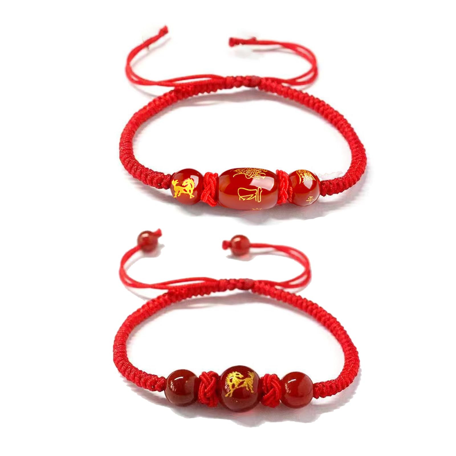 2026 Chinese New Year of Horse Bracelets for Women Men, 12 Chinese Zodiac B – 03