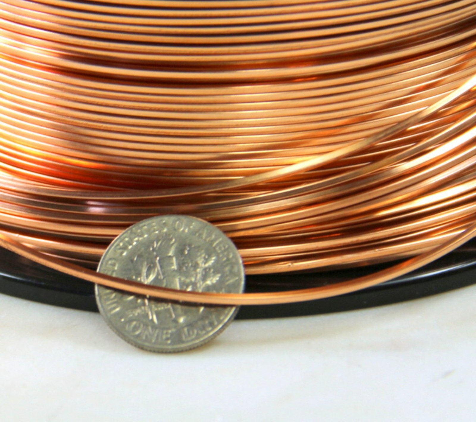 Copper Wire, 18 Gauge, SQUARE Dead Soft, Copper Jewelry Wire, 20 Feet, 26