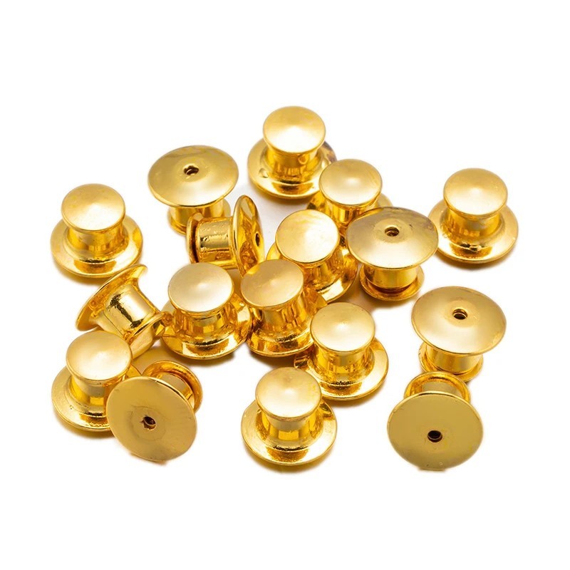 Metal Locking Pin Backs Pin Keepers Clasp Pin Backs Lockung Buckles