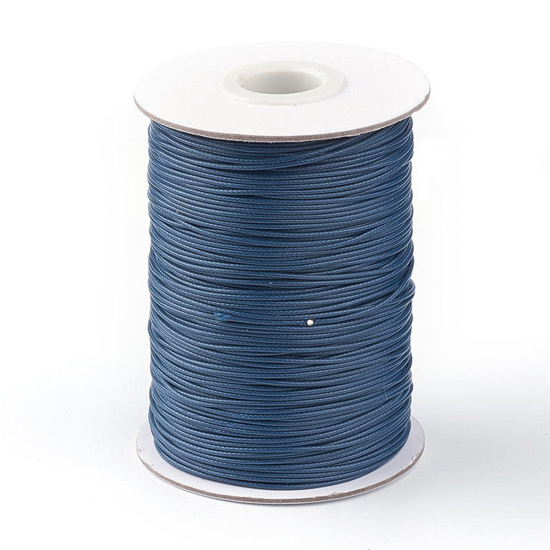 1 Roll 1.0mm Korean Waxed Polyester Cord Jewelry Making Cord about 88yards/roll