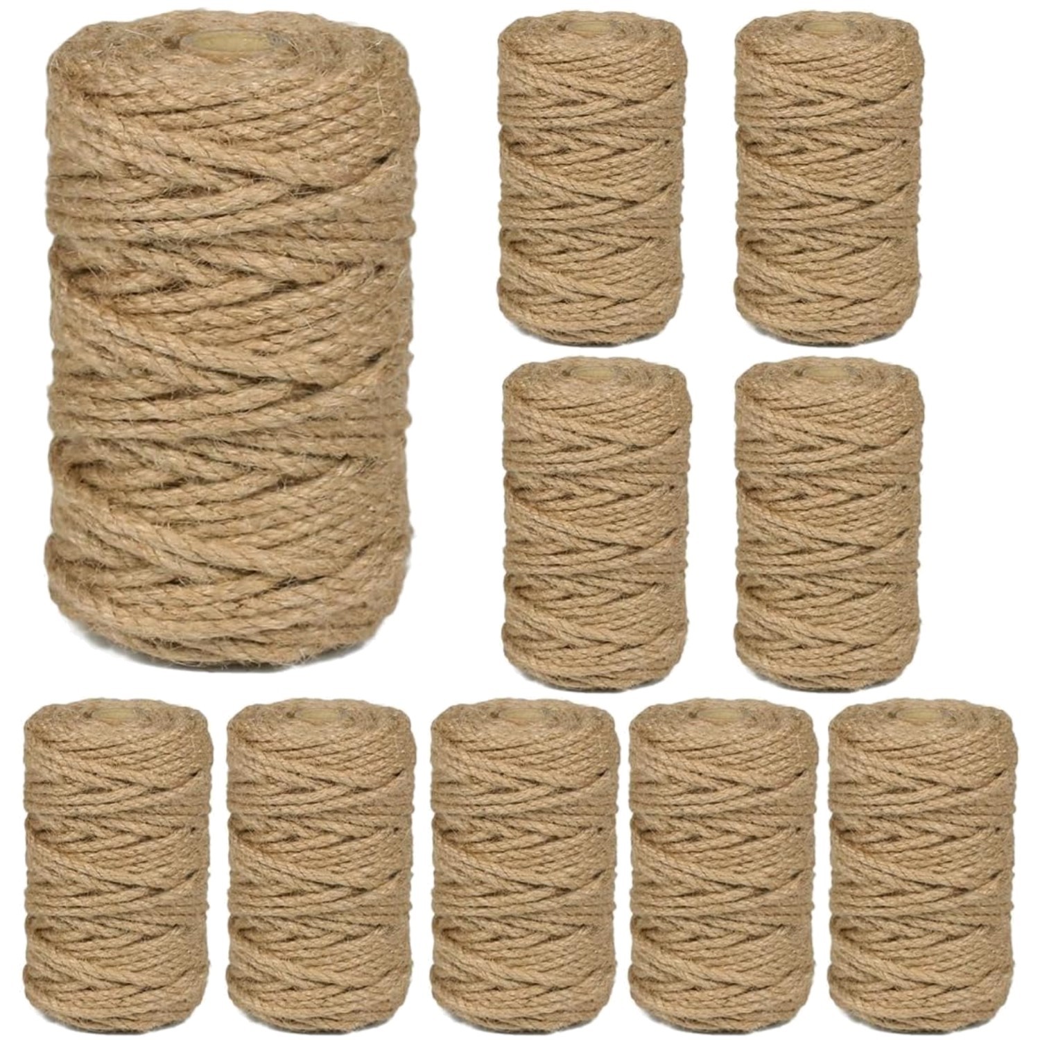 Eco-Friendly 5mm Jute Twine Bulk Pack – 1050ft Total Length