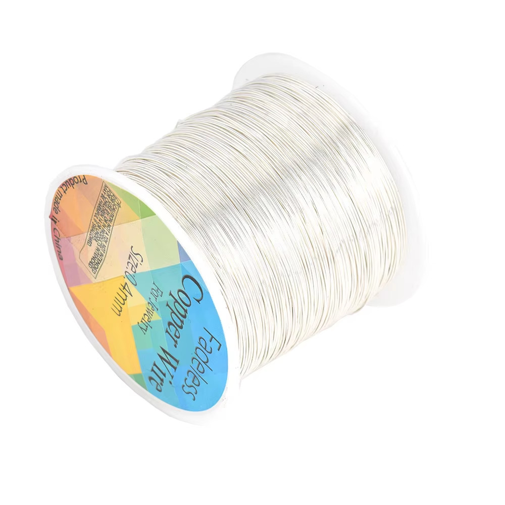 100M Copper Wire Beading Cord 0.3/0.4/0.5Mm for Jewelry Making Accessories