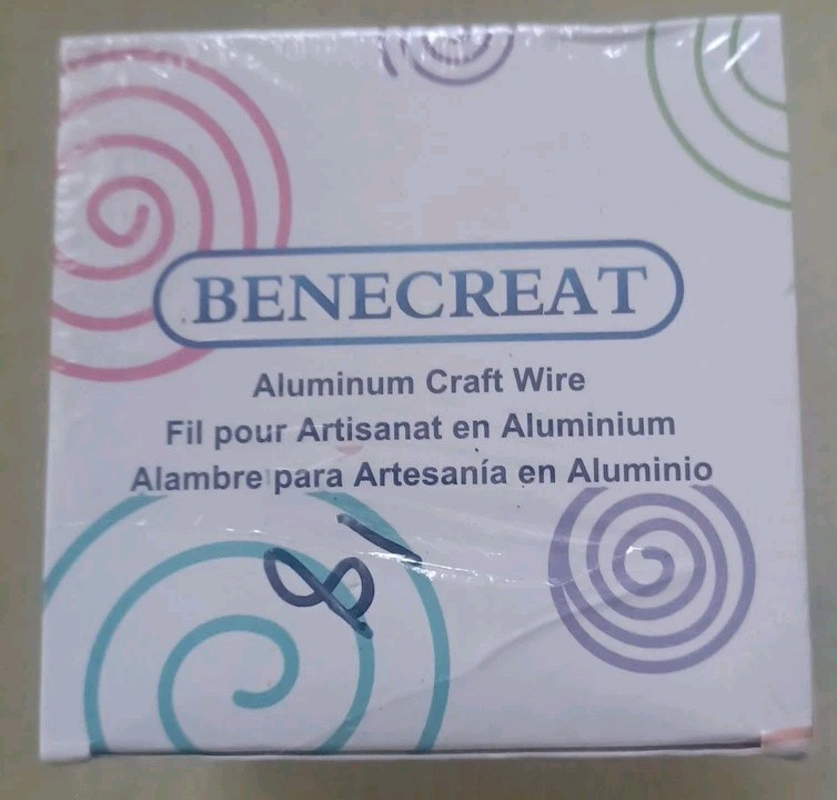 BENECREAT  Jewelry Craft Aluminum Wire AW-BC0001 – 1mm-02. 18g Silver