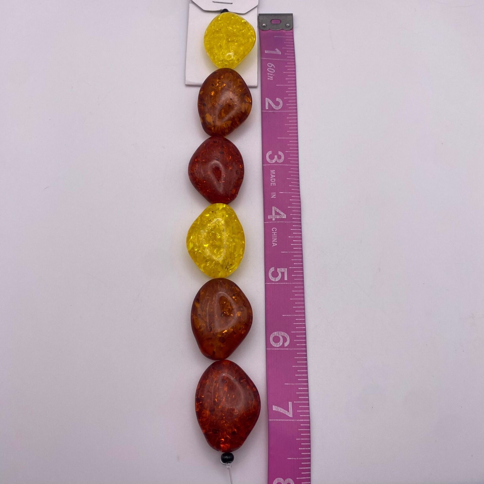7 Bead Strand Assorted Shapes, Flower, Butterfly DIY Crafting Jewelry Making