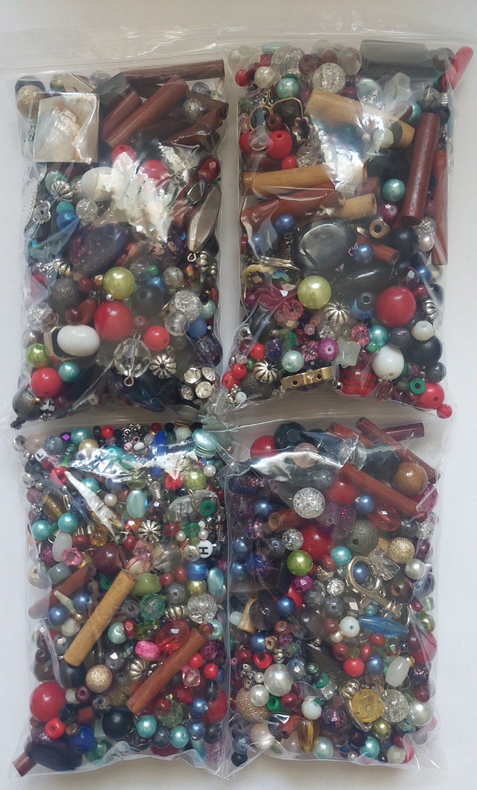 Jewelry Making Supplies beads DIY Crafts Destash 40oz Odds &Ends Lot Assortment