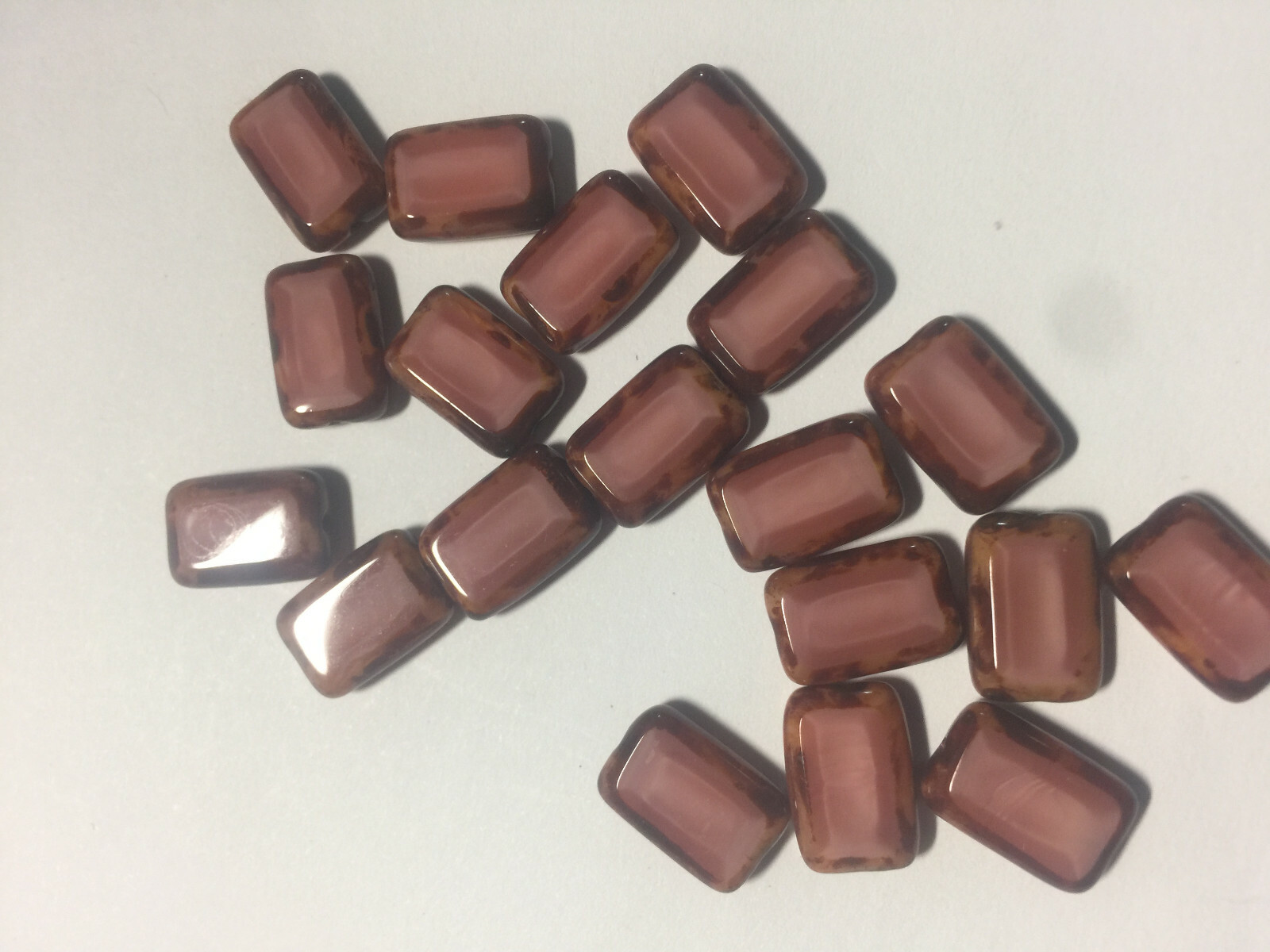 Czech Rectangle Table Cut Beads Beads
