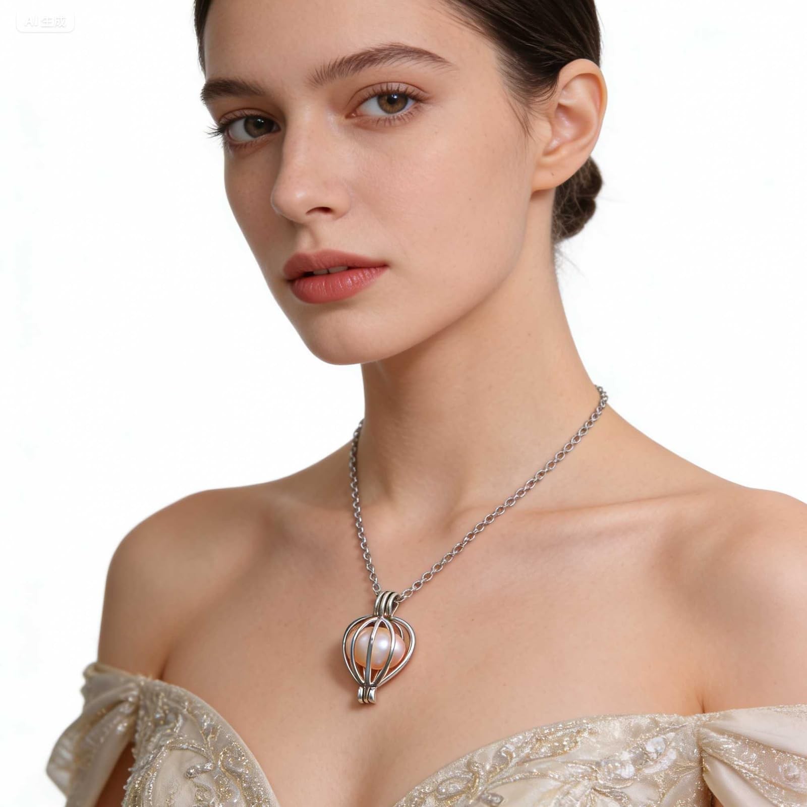 Natural Oyster Pearl,Freshwater Oval Pearls Cultured Oysters Love Wish Pearls DI