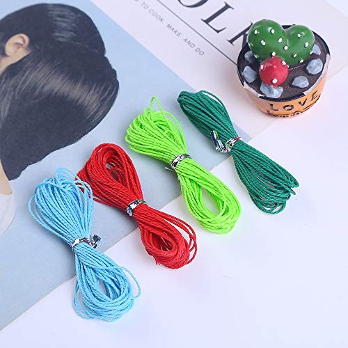 1mm Polyester Waxed Cord String Macrame Bracelet Thread for DIY 131 yards