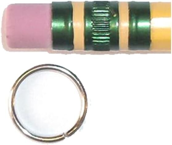 Solderable 1/2″ Dia – Silver Plated Round Jump Rings for Jewelry Making – 30 Pcs