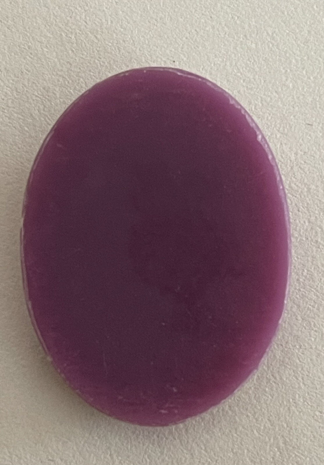 Vintage Hummingbird Garden Cabochon – 40x30mm – Purple Creamy White – 1 Piece