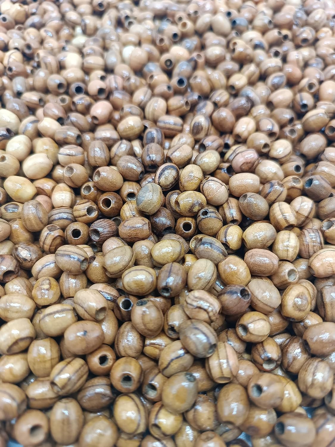 Nazareth Olive Wood Beads 10Mm Oval Beads Rosary Parts Supplies (1000 Beads)