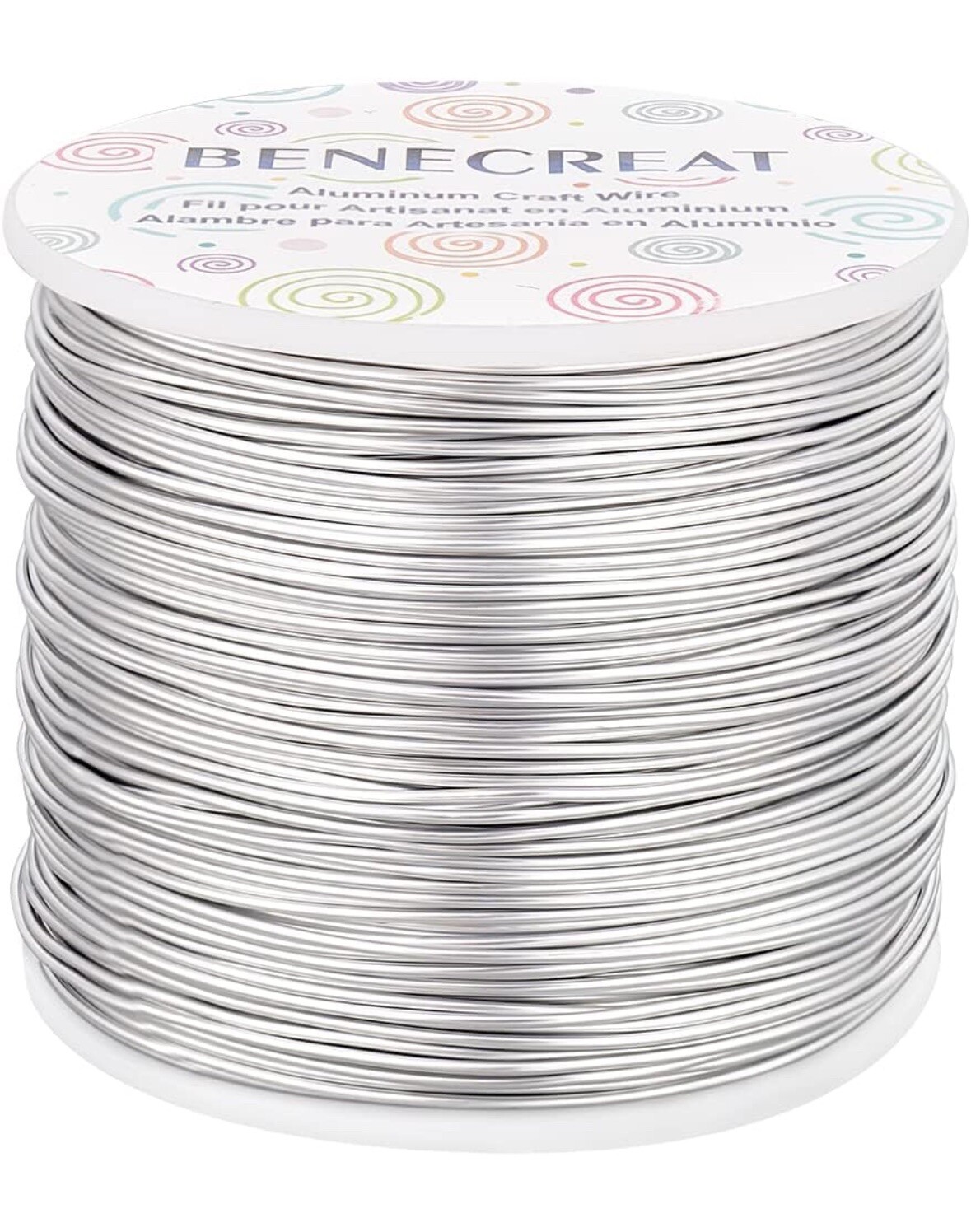 18 Gauge 492FT Silver Aluminum Wire Anodized Jewelry Craft Making Beading Wir…