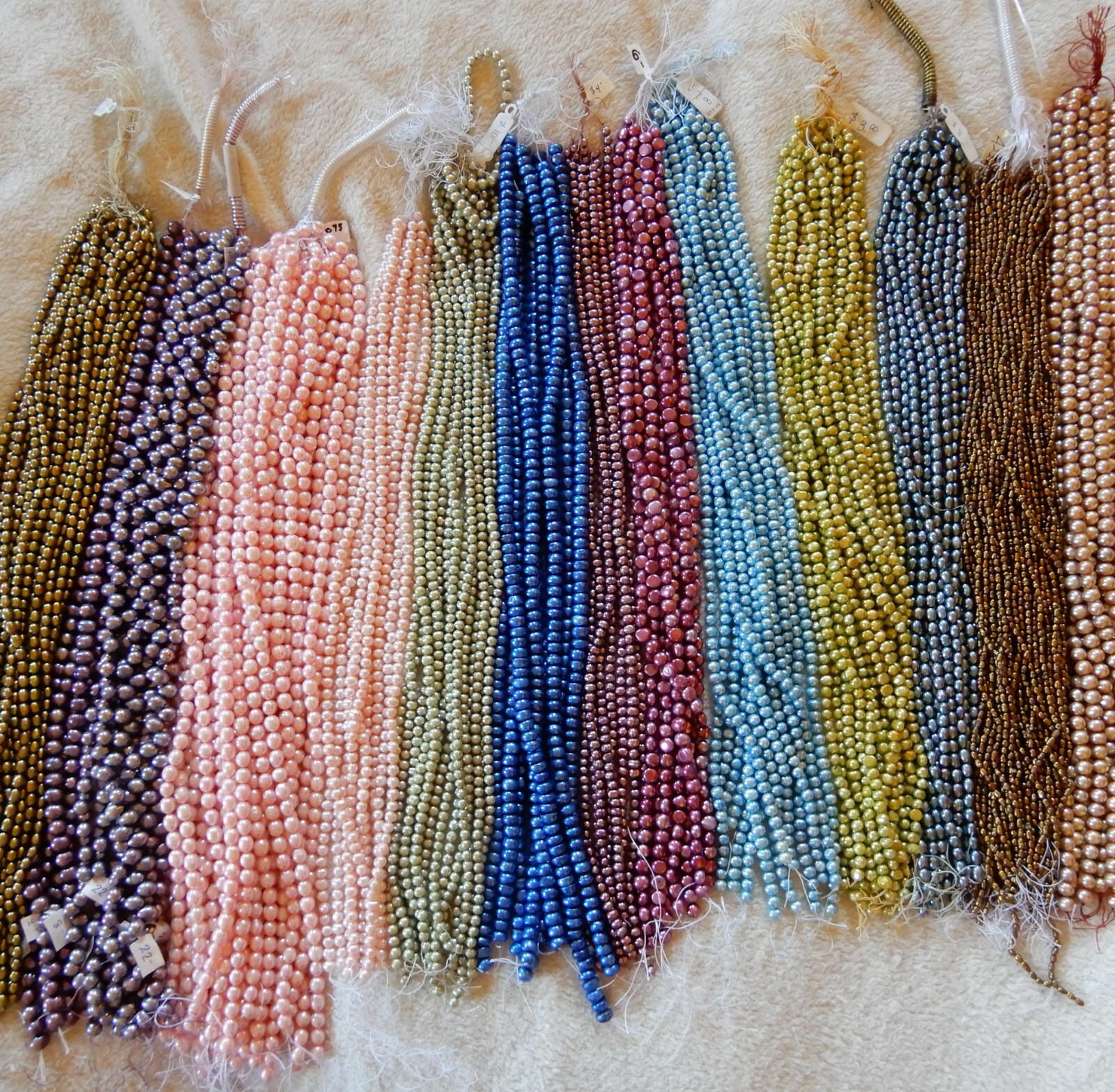 2 Strands Rice Burgundy Freshwater Pearl mini baroque rice Beads, 180 beads