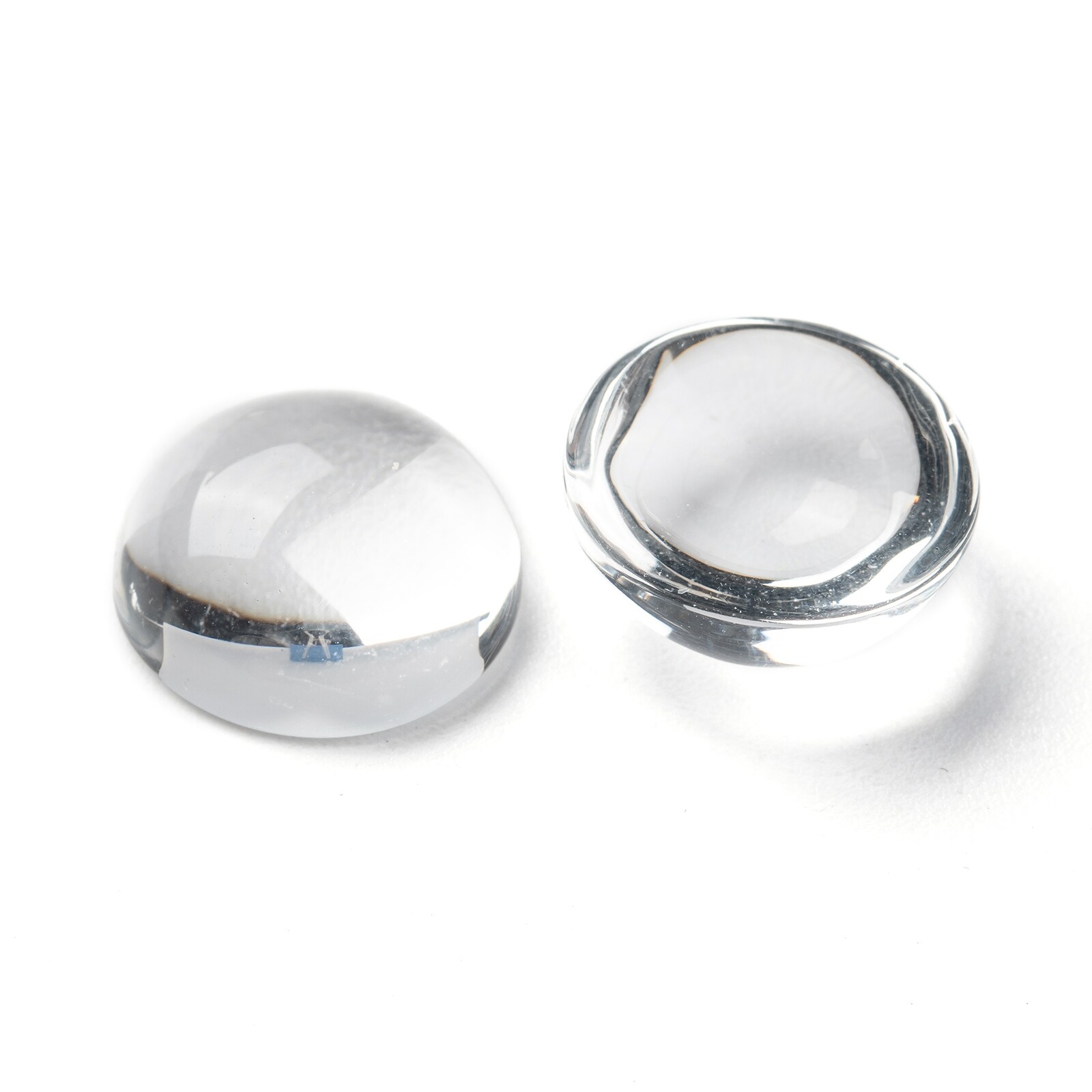 100Pcs/200pcs Clear Half Round Dome Transparent Glass Cabochons Findings Crafts