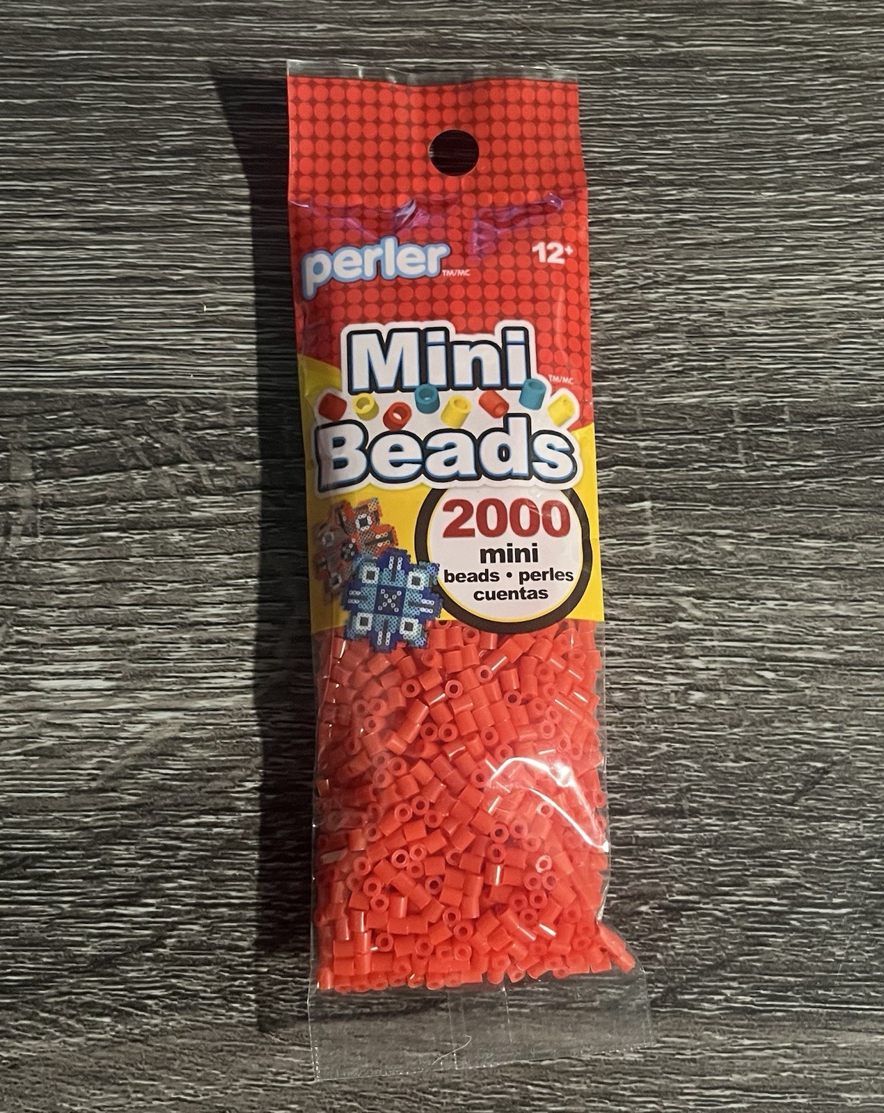 Perler Mini Beads 2000ct Pack – Red