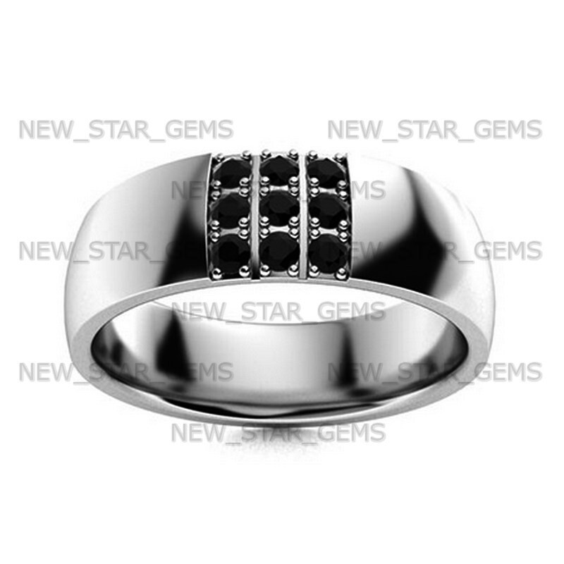 Black Onyx Gemstone Ring For Men’s 925 Sterling Silver Ring All Size Available