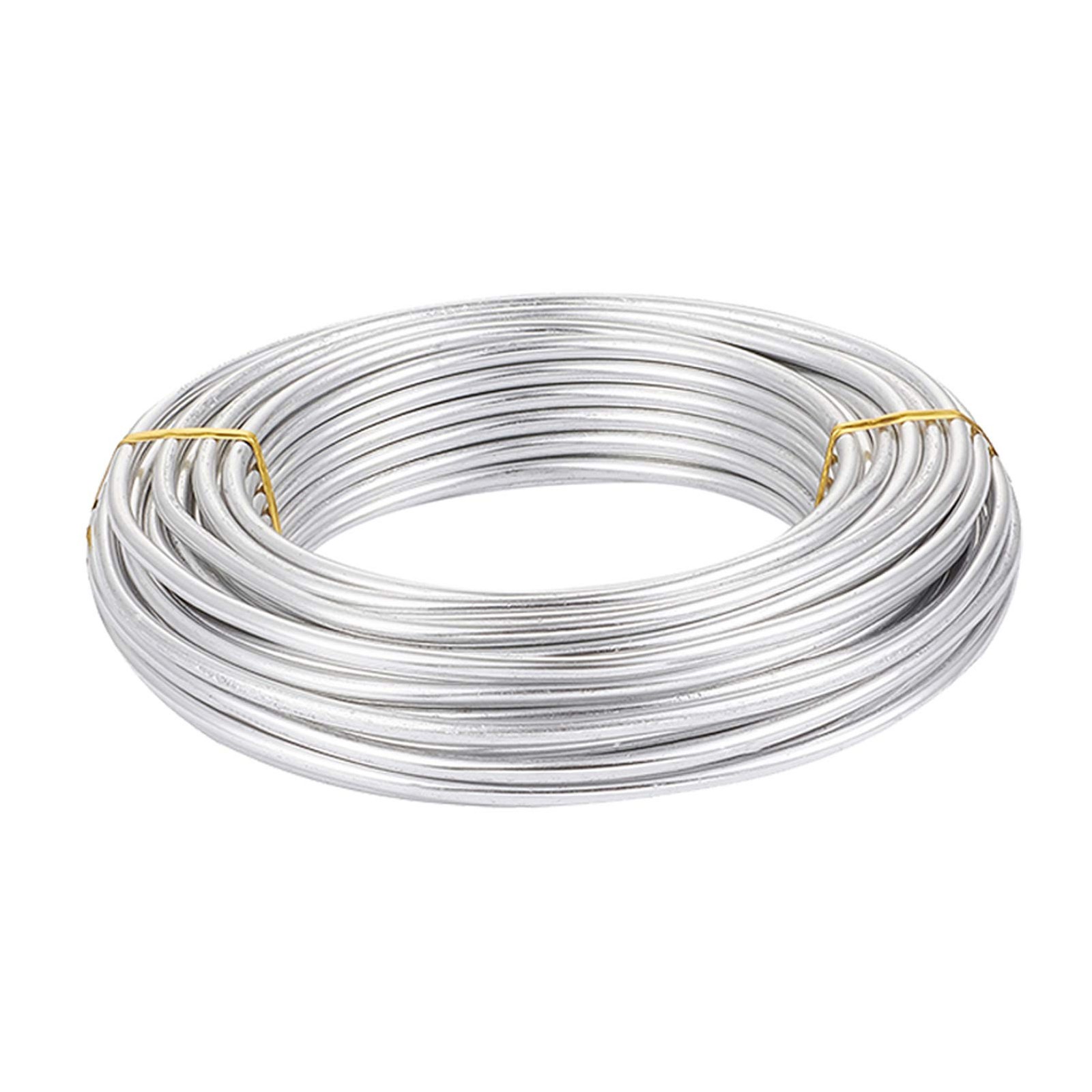 6 Gauge Aluminum Craft Wire 52 ft Silver Metal Bendable Sculpting Wire for Ch…