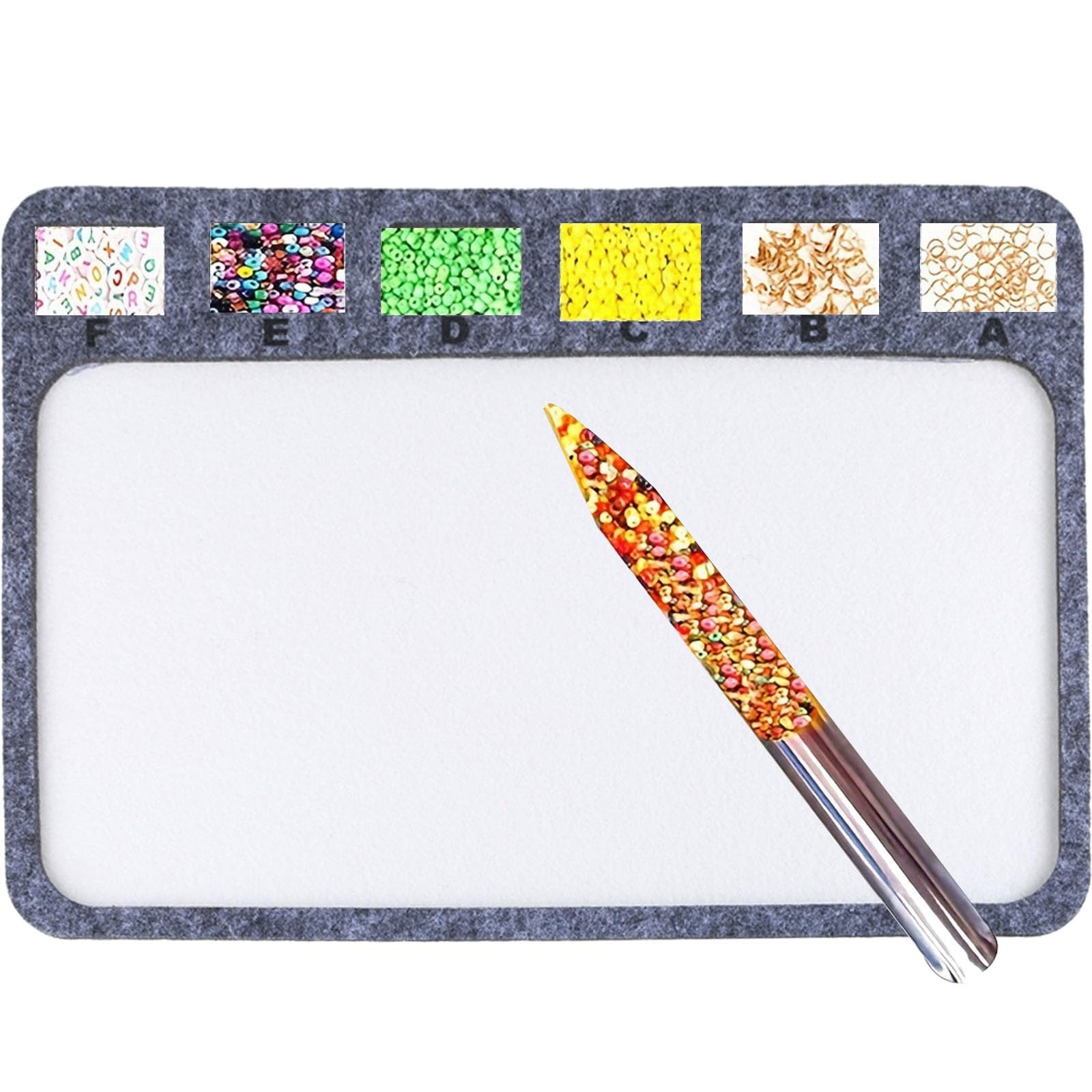 QERPON Rectangle Felt Beading Mats 11Pcs 20.2×28.7cm, As Shown in Pictures