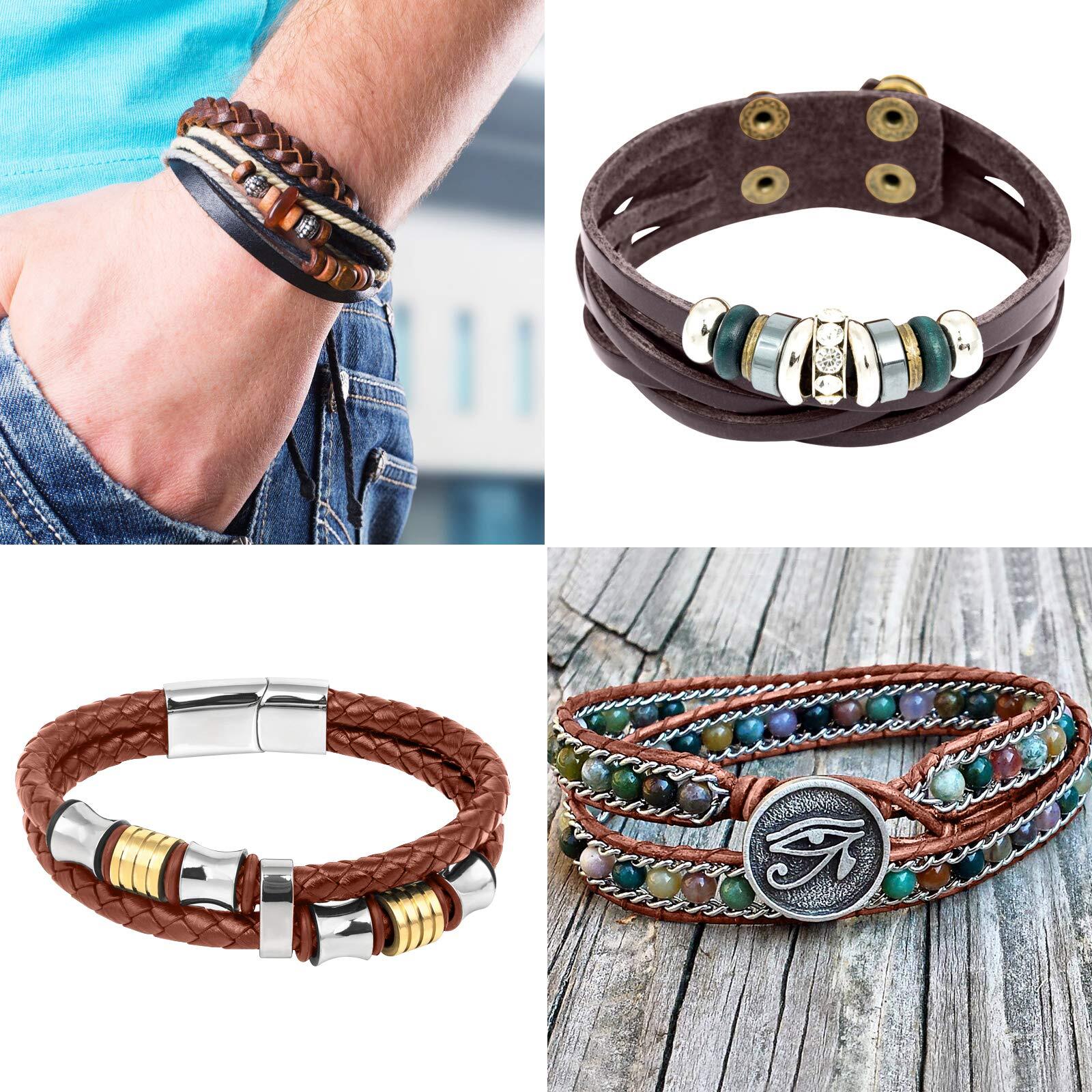 Cordones planos de cuero genuino de 10 yardas, tiras de cuero para hacer joyas